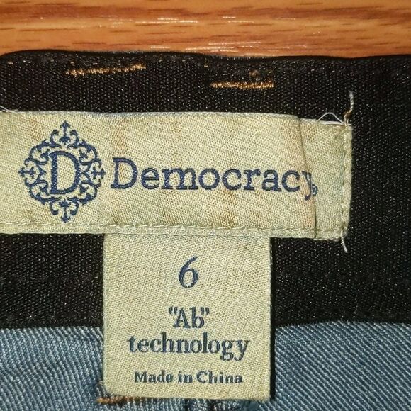 Democracy "Ab" technology skinny jeansSz 6NWOT - Picture 4 of 8
